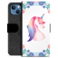 Husă Portofel Premium - iPhone 13 - Unicorn