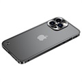 Bumper Protecție Metalic cu Spate din Plastic - iPhone 13 Pro Max