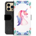 Husă Portofel Premium - iPhone 13 Pro Max - Unicorn