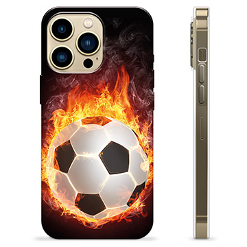 Husă TPU - iPhone 13 Pro Max - Fotbal în Flăcări