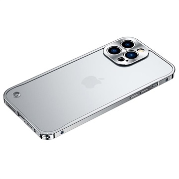 Bumper Protecție Metalic cu Spate din Plastic - iPhone 13 Pro