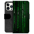 Husă Portofel Premium - iPhone 13 Pro - Criptat