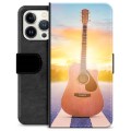 Husă Portofel Premium - iPhone 13 Pro - Chitară