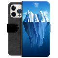 Husă Portofel Premium - iPhone 13 Pro - Iceberg