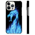 Capac Protecție - iPhone 13 Pro - Dragon din Foc Albastru