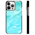 Capac Protecție - iPhone 13 Pro - Marmură Albastră