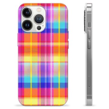 Husă TPU - iPhone 13 Pro - Cămașă de Flanelă