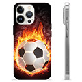 Husă TPU - iPhone 13 Pro - Fotbal în Flăcări