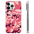 Husă TPU - iPhone 13 Pro - Camuflaj Roz