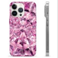 Husă TPU - iPhone 13 Pro - Cristal Roz