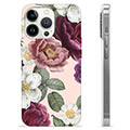 Husă TPU - iPhone 13 Pro - Flori Romantice