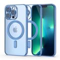 iPhone 13 Pro Tech-Protect MagShine Case - Compatibil cu MagSafe - Albastru / Transparent