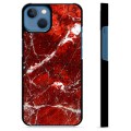 Capac Protecție - iPhone 13 - Marmură Roșie