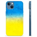 Husă TPU Steagul Ucrainei - iPhone 13 - Bicoloră