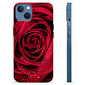 Husă TPU - iPhone 13 - Trandafir