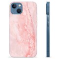 Husă TPU - iPhone 13 - Marmură Roz