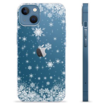 Husă TPU - iPhone 13 - Fulgi de Zăpadă