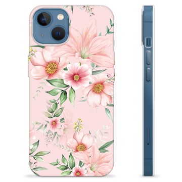 Husă TPU - iPhone 13 - Acuarelă Flori