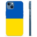 Husă TPU Steagul Ucrainei - iPhone 13 - Galben și Albastru Deschis