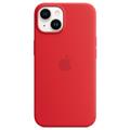 Husă Silicon iPhone 14 cu MagSafe - Apple MPRW3ZM/A (Ambalaj Deschis - Excelent) - Roșu