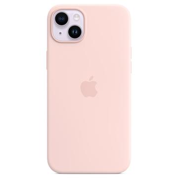 Husă Silicon iPhone 14 Plus cu MagSafe - Apple MPT73ZM/A - Roz Cretă