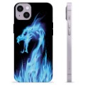 Husă TPU - iPhone 14 Plus - Dragon din Foc Albastru