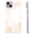 Husă TPU - iPhone 14 Plus - Marmură Perla Aurie