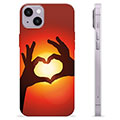 Husă TPU - iPhone 14 Plus - Silueta Inimii
