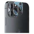 iPhone 14 Pro/14 Pro Max Lippa Lippa Protector obiectiv de cameră - 9H - Clar / Negru