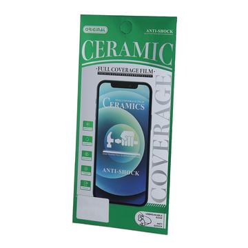 Geam Protecție Ecran Sticlă Temperată iPhone 14 Pro - Ceramic - Marginea Neagră