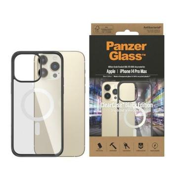 iPhone 14 Pro Max PanzerGlass ClearCase MagSafe antibacteriană PanzerGlass ClearCase MagSafe - negru / transparent