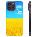 Husă TPU Ucraina - iPhone 14 Pro - Câmp de Grâu