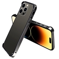 Bumper Protecție Metalic cu Margini înălțate pentru iPhone 14 Pro
