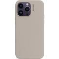Husă Silicon iPhone 14 Pro Nudient Base - Bej
