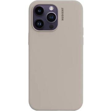 Husă Silicon iPhone 14 Pro Nudient Base - Bej