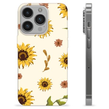Husă TPU - iPhone 14 Pro - Floarea Soarelui