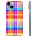 Husă TPU - iPhone 14 - Cămașă de Flanelă