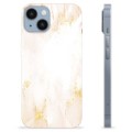 Husă TPU - iPhone 14 - Marmură Perla Aurie