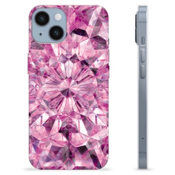 Husă TPU - iPhone 14 - Cristal Roz
