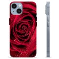 Husă TPU - iPhone 14 - Trandafir