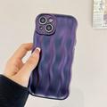 iPhone 15 3D Linear Wavy Case - Violet