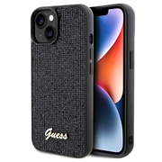 Husă iPhone 15 - Guess Disco Metal Script Logo