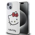 Husă iPhone 15 Hello Kitty IML Kitty Cap - Alb
