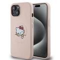 Husă MagSafe iPhone 15 Hello Kitty Kitty Asleep - Roz