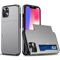 Husă Hibridă cu Suport pentru Card Slide iPhone 15