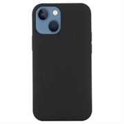 Husă Silicon Liquid  iPhone 15 - Compatibila MagSafe - Negru