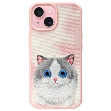 Husă pisici iPhone 15 Nimmy Friends Big Eyed Pet 2.0