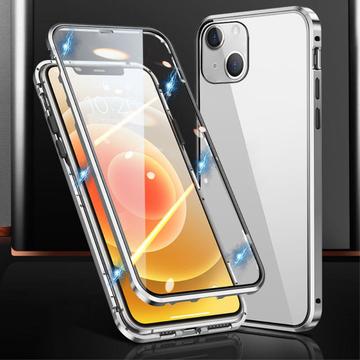 Husă Magnetică cu Geam Sticlă Temperată iPhone 15 Plus
