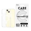 Husă iPhone 15 Plus PanzerGlass Care Urban Combat - compatibilă cu MagSafe - Alb