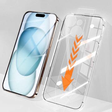Kit de protecție 2 în 1 iPhone 15 Plus Rurihai - Transparent